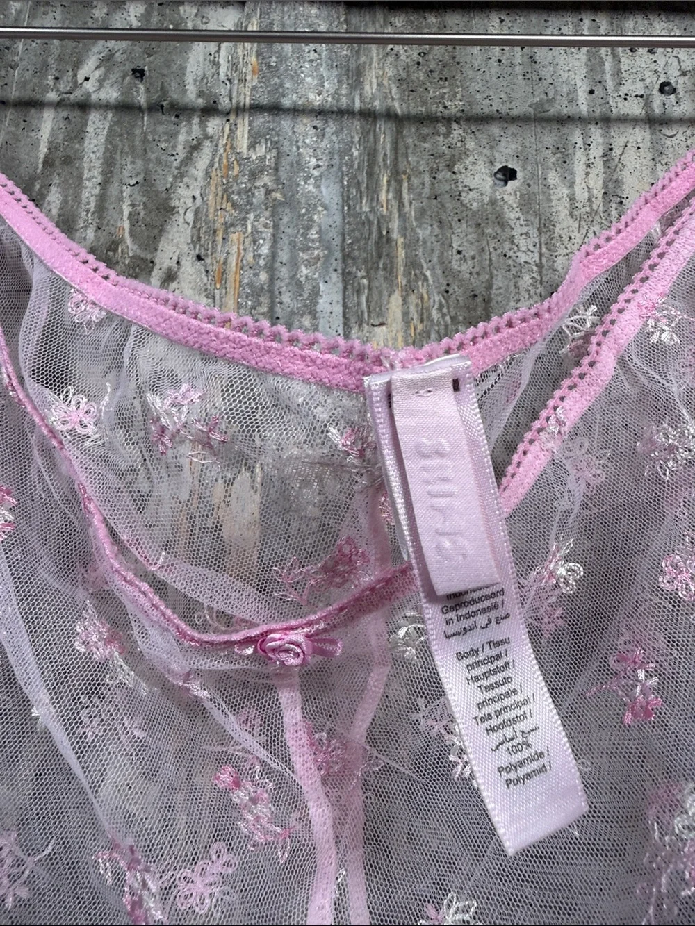 SKIMS Women's Intimates Shorts Size XL In Cherry Blossom Multi Tulle